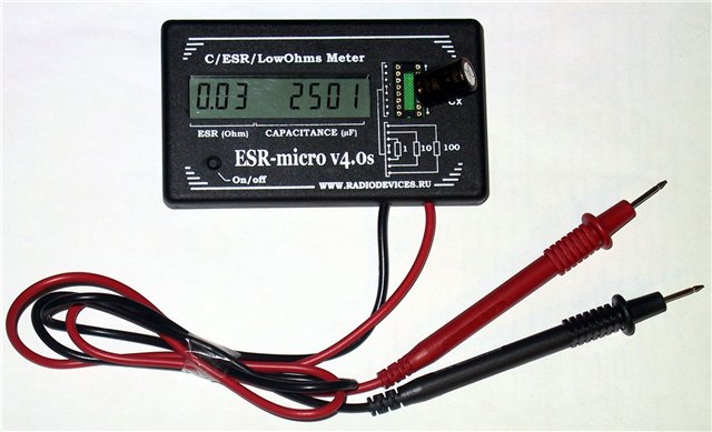 KIT NM8032, Прибор для проверки ESR электролитических конденсаторов, Мастер Кит